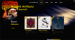 Desktop Screenshot of kozmik-artifactz.com